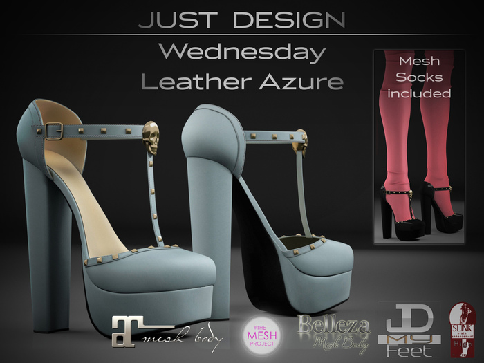 JD Wednesday Leather Azure