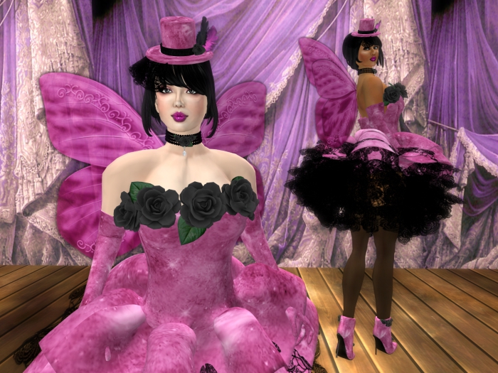 Gothic Rose Fae in Pink - TFF