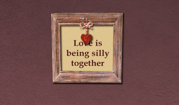 Romp Framed Love Quote