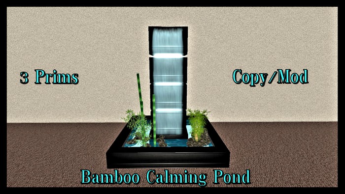 Bamboo Calming  Pond