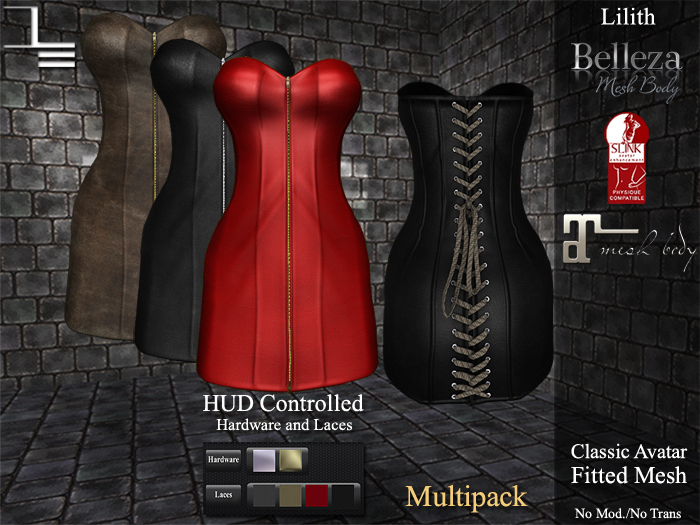 DE Designs - Lilith - Leathers Multipack