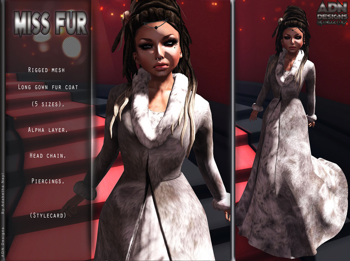 [ADN] MISS FUR (100% MESH) (Wear to Unpack )