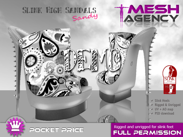 Slink High Mules "Sandy" - DEMO POCKET PRICE