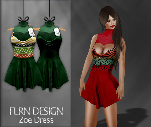 [FLRN] Zoe Dress Green