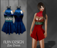 Zoe Dress Navy