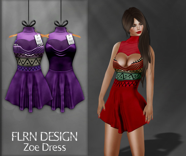 [FLRN] Zoe Dress Purple