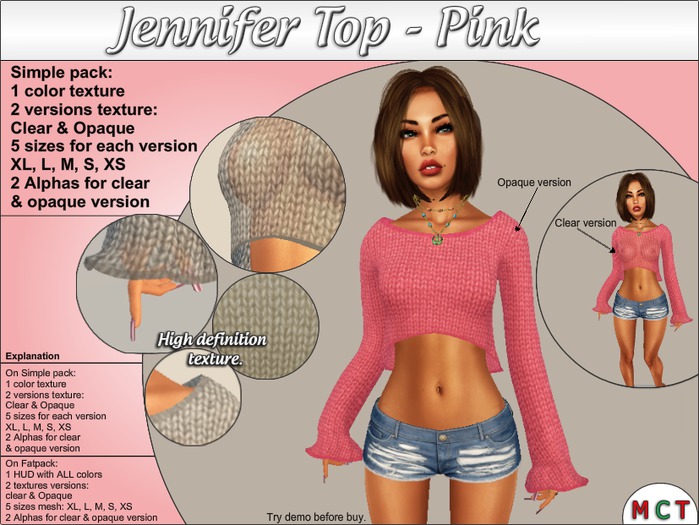 Jennifer Top - NAKA - Pink