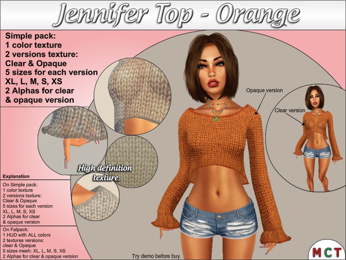 Jennifer Top - NAKA - Orange
