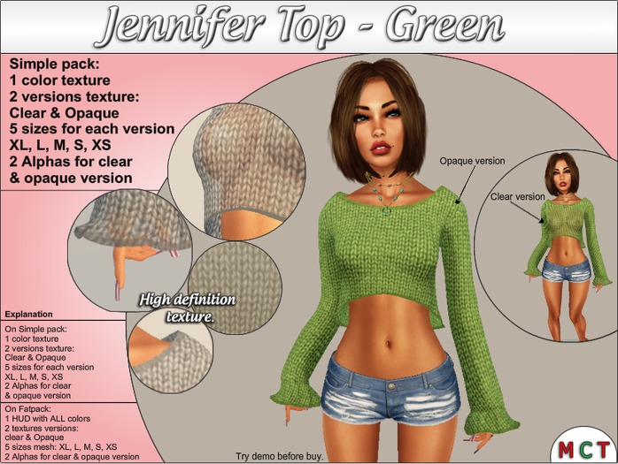 Jennifer Top - NAKA - Green