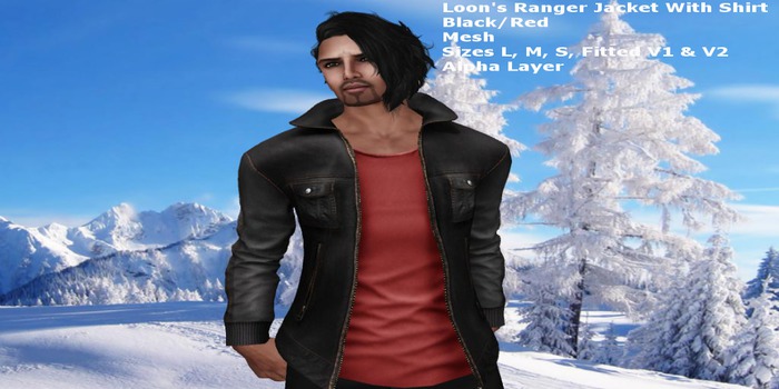 Loon's Ranger Jacket/Shirt (Black/Red) 