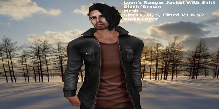 Loon's Ranger Jacket/Shirt (Black/Brown) 