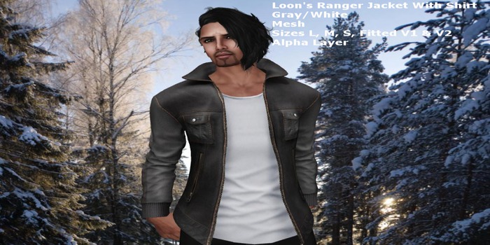 Loon's Ranger Jacket/Shirt(Grey/White) 