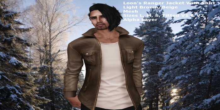 Loon's Ranger Jacket/Shirt(Light Brown/Beige) 