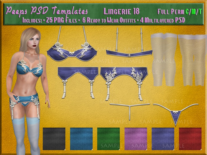 Peeps PSD Templates Lingerie 18