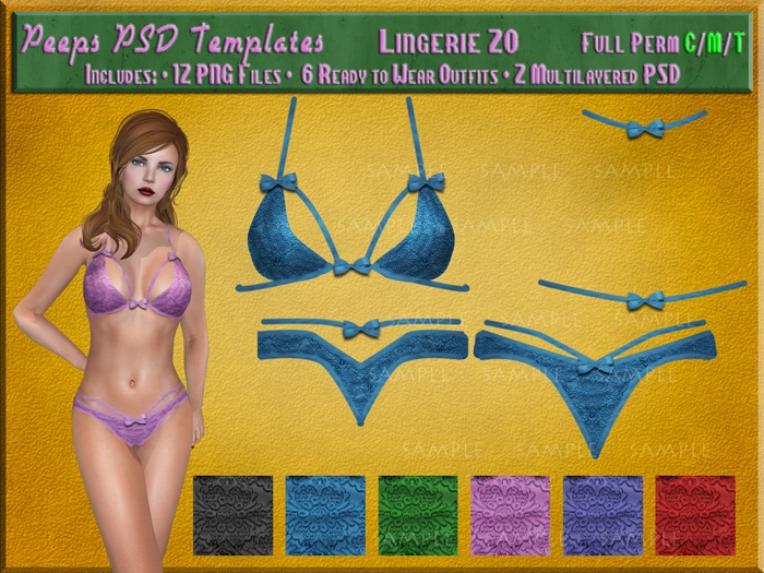 Peeps PSD Templates Lingerie 20