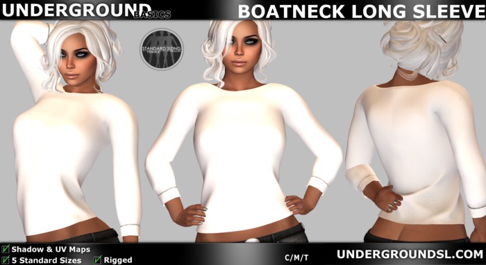 [UG BASICS] BOATNECK LS
