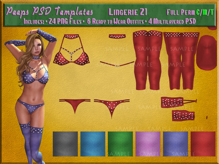 Peeps PSD Templates Lingerie 21