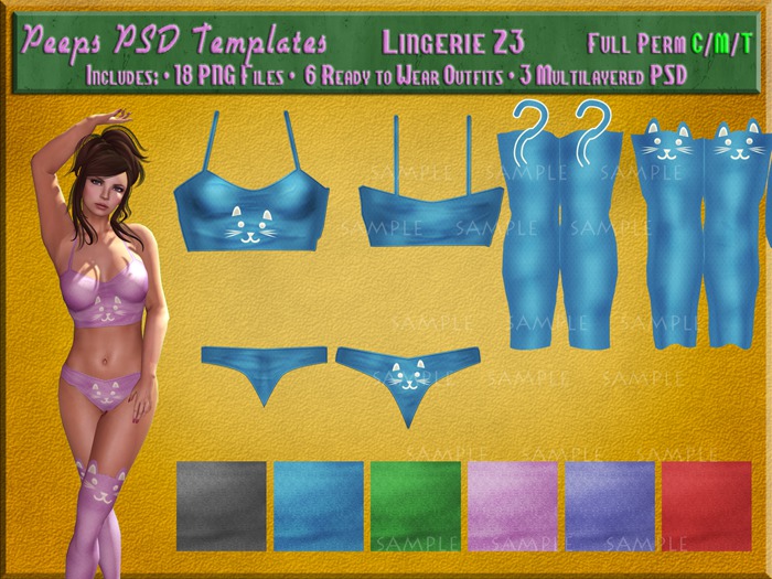 Peeps PSD Templates Lingerie 23