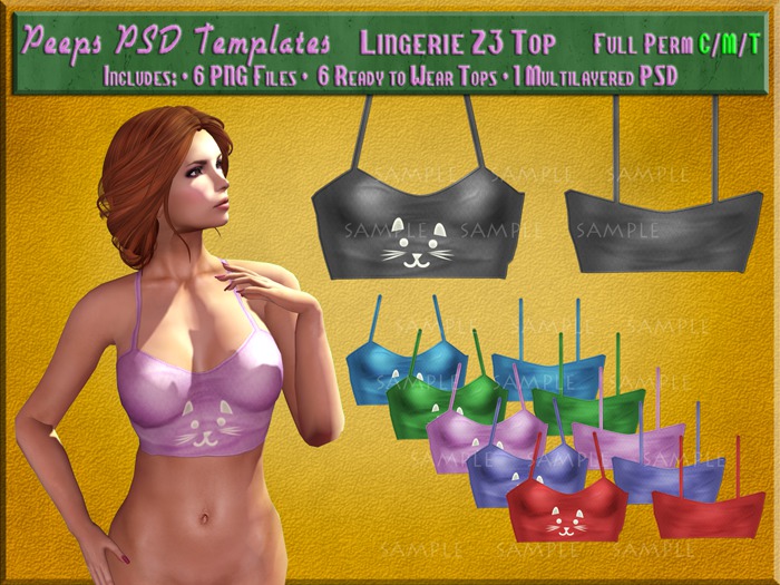 Peeps PSD Templates Lingerie 23 Top