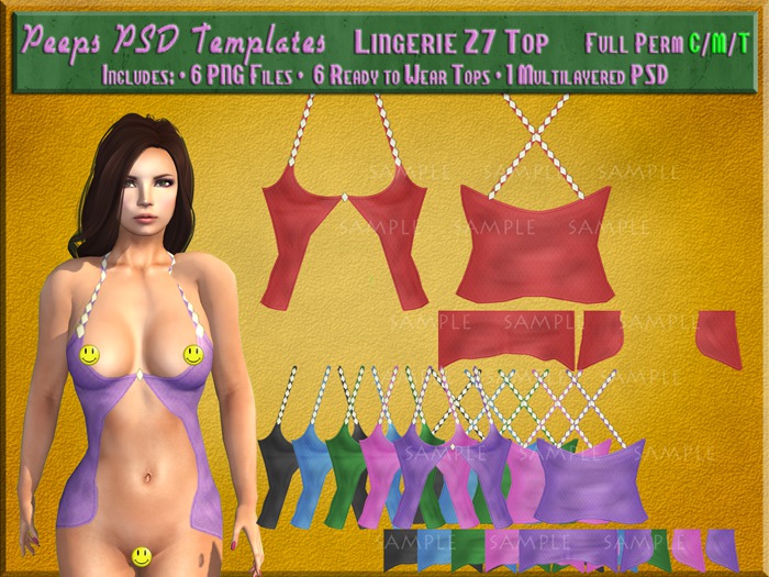 Peeps PSD Templates Lingerie 27 Top