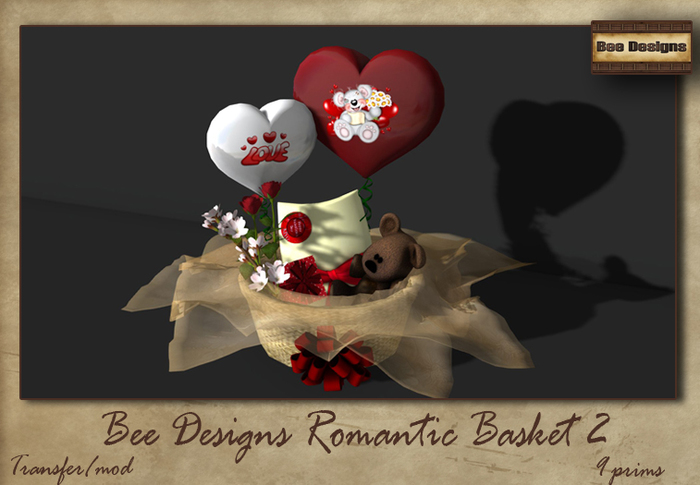 .:Bee Designs:.Romantic Basket 2