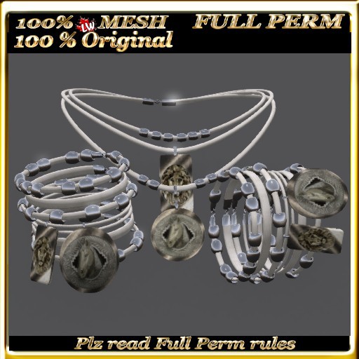 LW_ Mesh Necklace and Bracelets - Full Perm 9