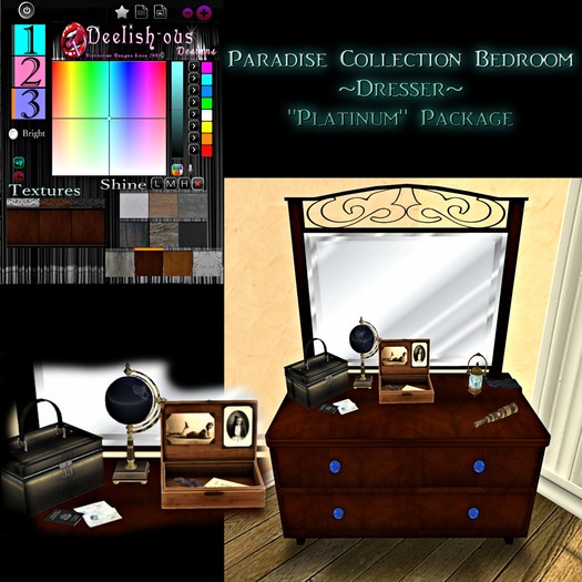 {DD} Paradise Bedroom Lamp "PLATINUM" Package