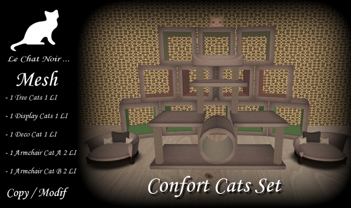 >.<.LCN Confort Cats Set (Pink)