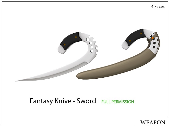 Fantasy Knive - Sword Full Permission