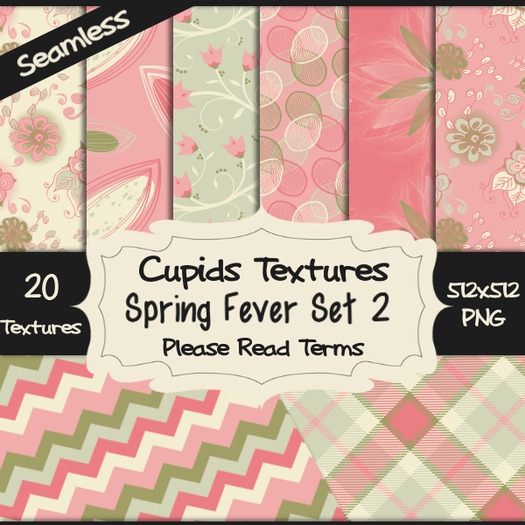 *Cupids Textures * 20 SPRING FEVER SET 2
