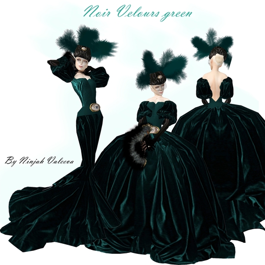 Noir Velours green