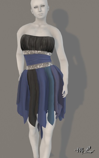 -mL- Lauren Dress - Blue