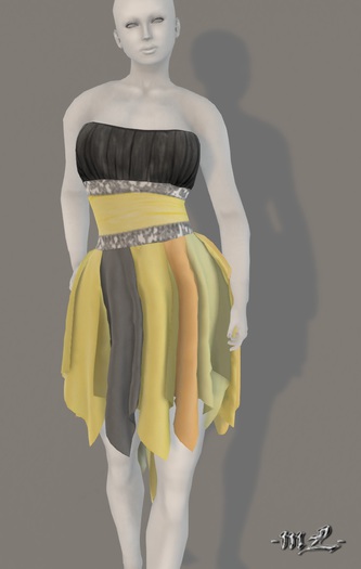 -mL- Lauren Dress - Yellow