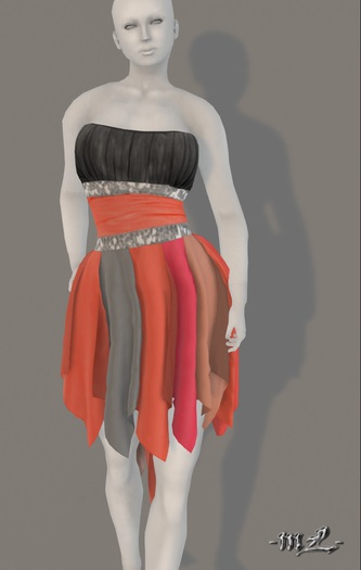 -mL- Lauren Dress - Orange