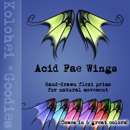 ::K*G:: Acid Fae Wings box