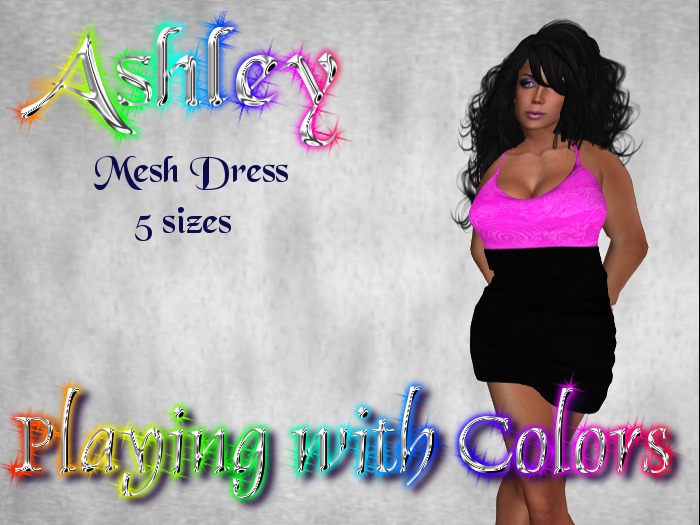 Ashley Pink Mesh Dress