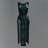 Green Gothic Mesh Qipao Dress box