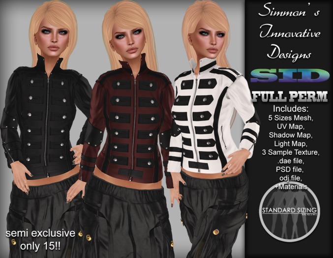 DEMO Zipped Dress SID Template - N001