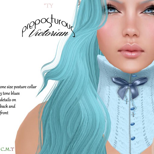 ::TY:: Preposturous Victorian - softblue.dkblu