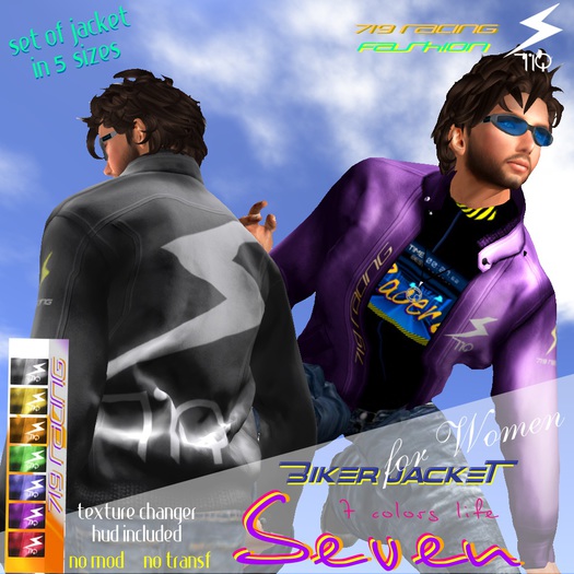 719 Racing Biker Jacket Seven Men
