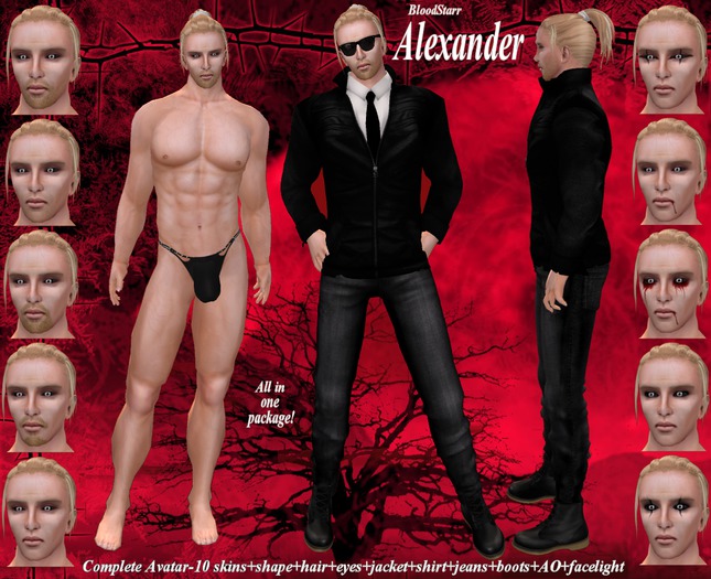 BloodStarr Alexander Complete Avatar