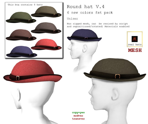 demo giver box JfL round hat V.4 new colors