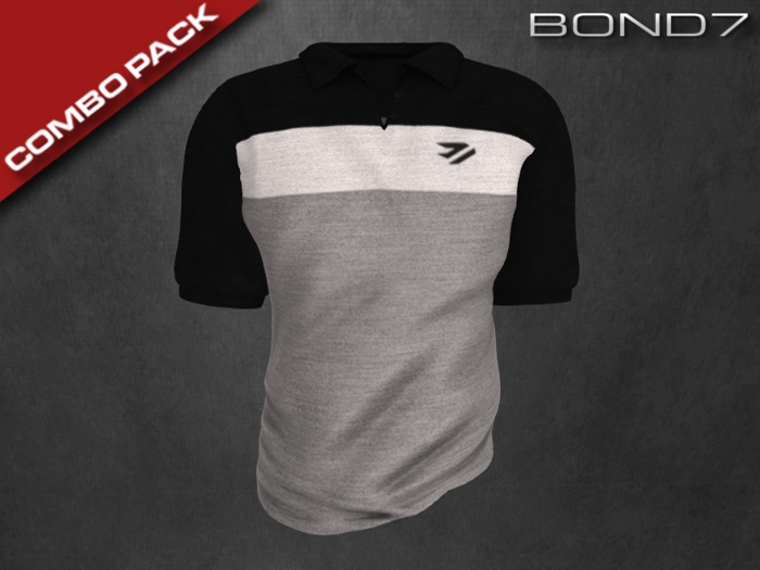 *BOND7* SC Polo Shirt (COMBO PACK: HUD)