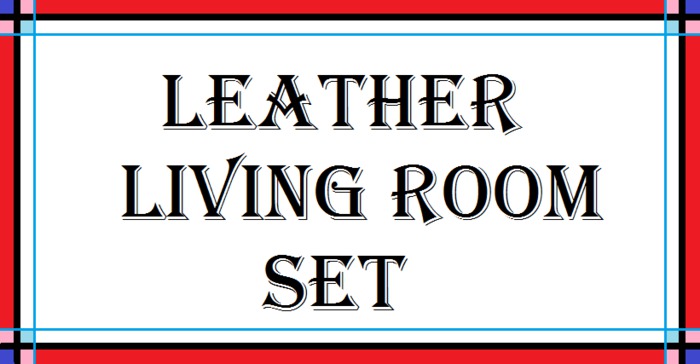 Leather Living Room Set -box-