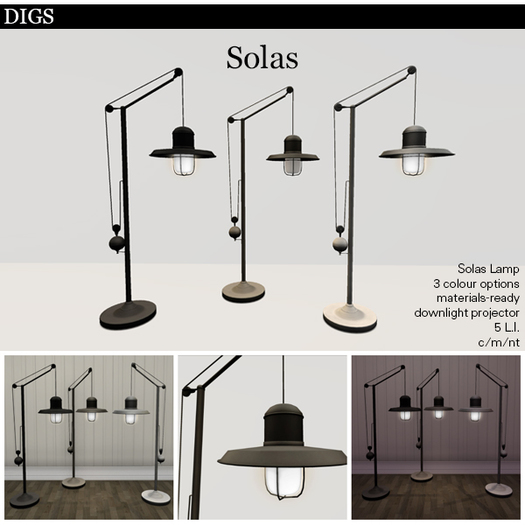 DIGS - Solas Lamp [MESH]