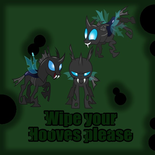 Changeling Wipe your hooves mat
