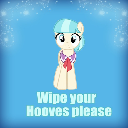 coco pommel Wipe your hooves mat