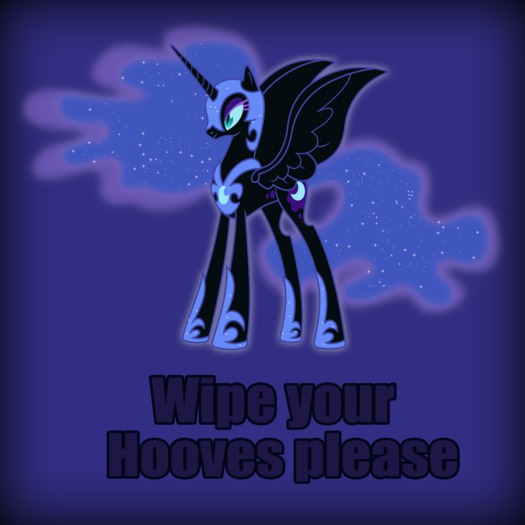 Nightmare Moon Wipe your hooves mat