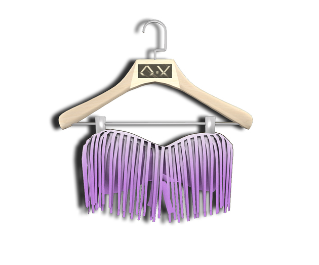 .:Vitrimi:. Fringed Bandeau Lilac Gradient