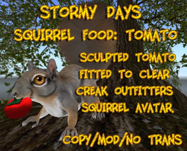 SD's Squirrel Food - Tomato